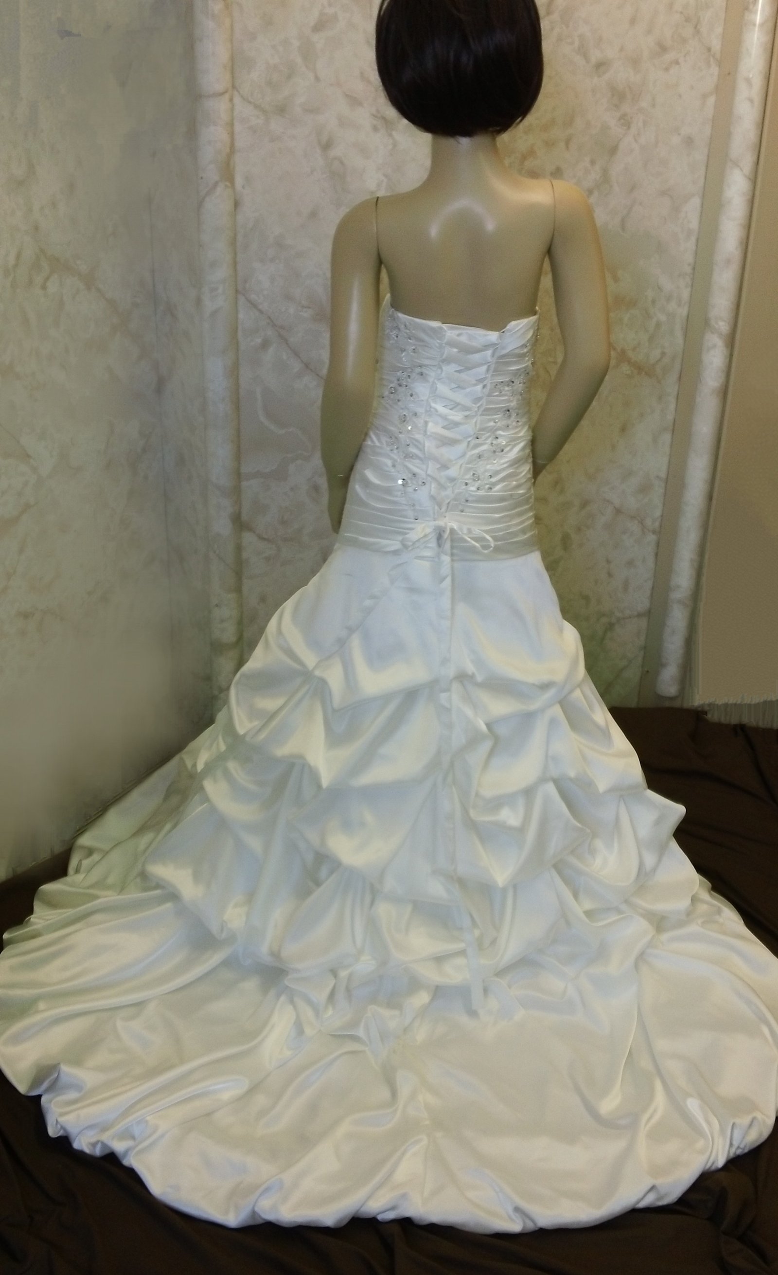 bubble train gown for flower girls